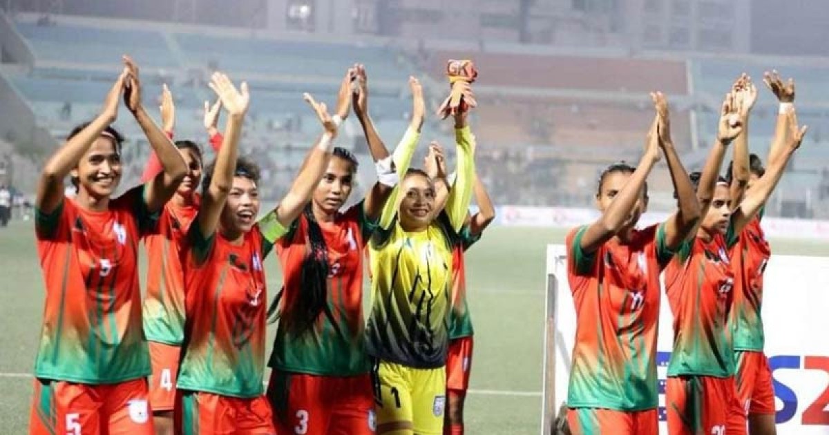 সিঙ্গাপুরকে ৮–০ গোলে হারালো বাংলাদেশের মেয়েরা